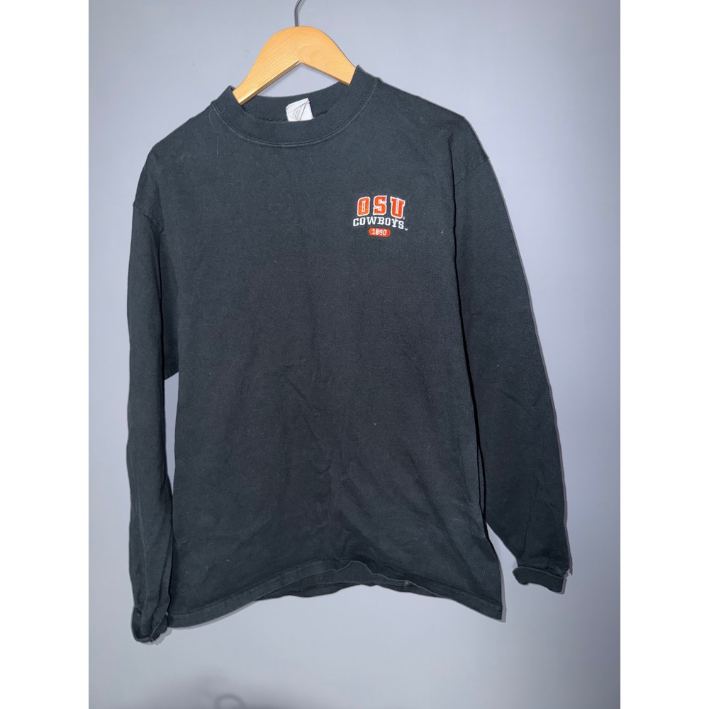The Game Oklahoma State‎ OSU Cowboys Long Sleeve Shirt Black Mens Large